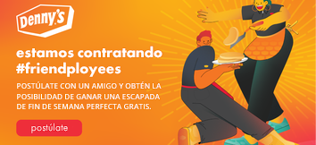 Campaña de contratación para amigos de Denny's
