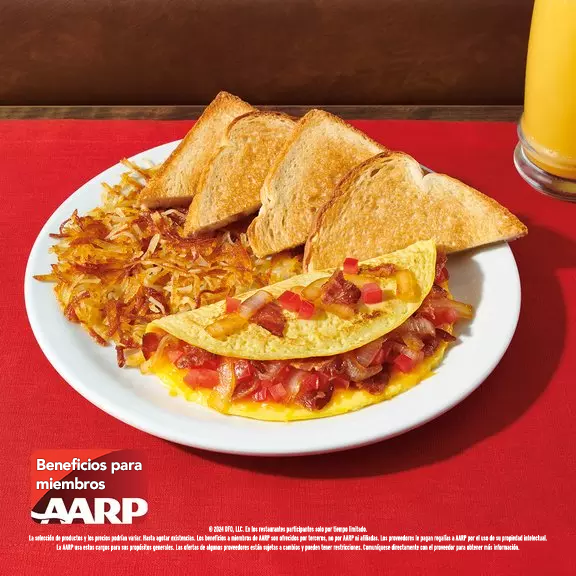 Comida de AARP de Denny's