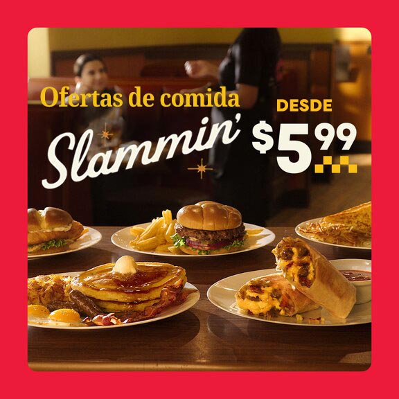Ofertas de Denny's desde $5.99